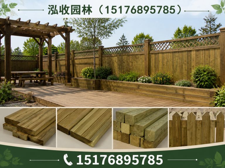 广安防腐木凉亭展示图