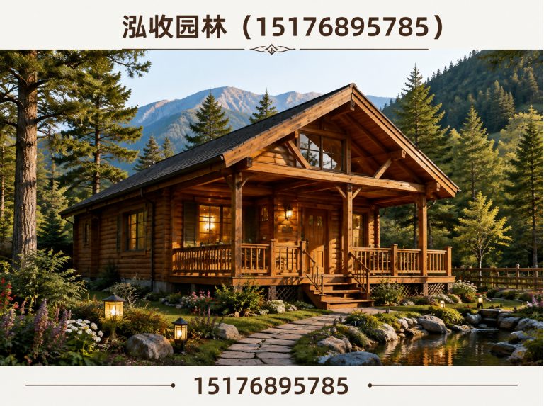 广安防腐木展示图
