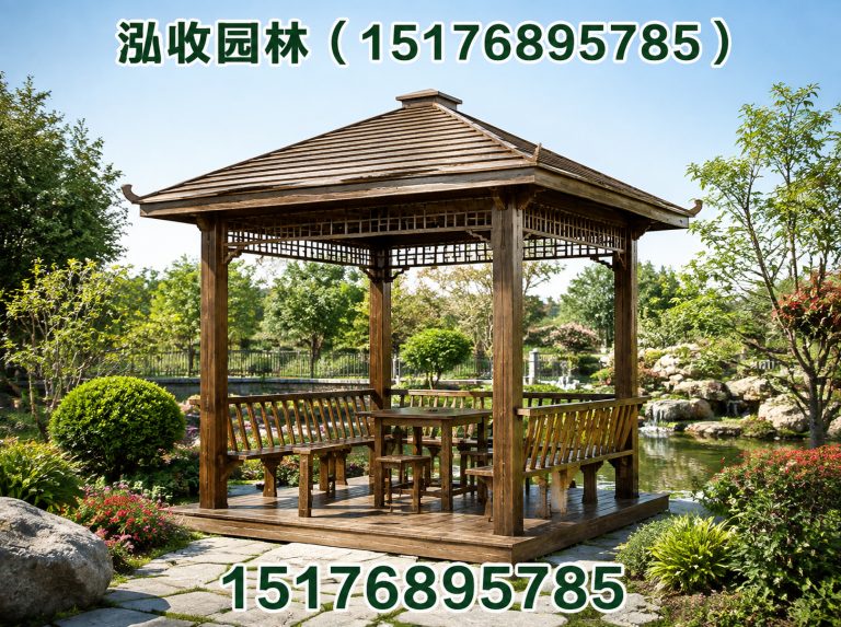 广安京津冀防腐木工程展示图